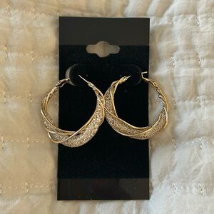 Twisted Hoop Earrings